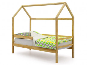 Кровать-домик Svogen с бортиком натура без покрытия в Ишиме - ishim.magazinmebel.ru | фото