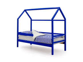 Кровать-домик Svogen с бортиком синий в Ишиме - ishim.magazinmebel.ru | фото