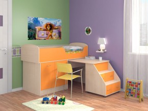 Кровать Дюймовочка 2 Оранжевая в Ишиме - ishim.magazinmebel.ru | фото