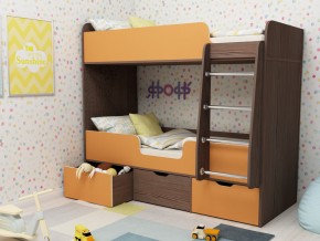 Кровать двухъярусная Малыш двойняшка бодега-оранжевый в Ишиме - ishim.magazinmebel.ru | фото