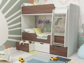 Кровать двухъярусная Малыш двойняшка винтерберг-бодега в Ишиме - ishim.magazinmebel.ru | фото - изображение 1