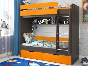 Кровать двухъярусная Юниор 5 Бодего-Оранжевый в Ишиме - ishim.magazinmebel.ru | фото