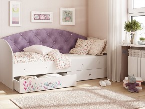 Кровать Эльза Белый-фиолетовый в Ишиме - ishim.magazinmebel.ru | фото