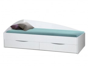 Кровать Фея-3 асимметричная 2000х900 белый в Ишиме - ishim.magazinmebel.ru | фото - изображение 1