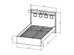 Кровать Коста-Рика 1200 в Ишиме - ishim.magazinmebel.ru | фото - изображение 2