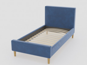 Кровать Линси 900 синий в Ишиме - ishim.magazinmebel.ru | фото