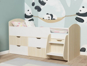Кровать Малыш-7 Дуб-Белое дерево в Ишиме - ishim.magazinmebel.ru | фото