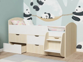 Кровать Малыш-7 Дуб-Белое дерево в Ишиме - ishim.magazinmebel.ru | фото - изображение 3