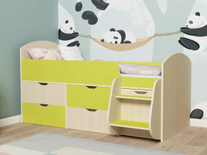 Кровать Малыш-7 Дуб-лайм в Ишиме - ishim.magazinmebel.ru | фото