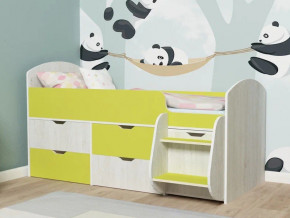 Кровать Малыш-7 Винтербер-Лайм в Ишиме - ishim.magazinmebel.ru | фото - изображение 1