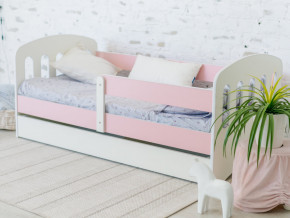 Кровать Малыш с ящиком розовый в Ишиме - ishim.magazinmebel.ru | фото - изображение 1