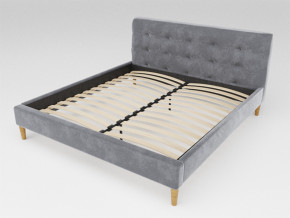 Кровать Пайли 1200 серый в Ишиме - ishim.magazinmebel.ru | фото