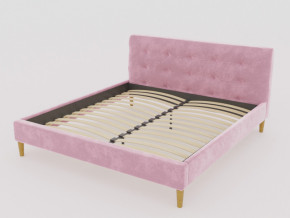 Кровать Пайли 1800 розовый в Ишиме - ishim.magazinmebel.ru | фото