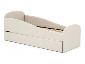 Кровать с ящиком Letmo карамель (рогожка) в Ишиме - ishim.magazinmebel.ru | фото
