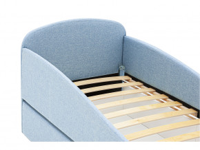 Кровать с ящиком Letmo небесный (рогожка) в Ишиме - ishim.magazinmebel.ru | фото - изображение 3
