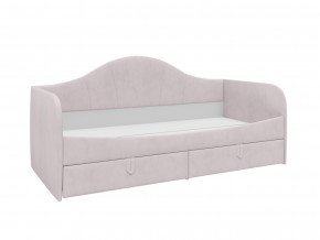 Кровать с мягкой обивкой Алиса ПМ-332.18 велюр розовый в Ишиме - ishim.magazinmebel.ru | фото - изображение 1