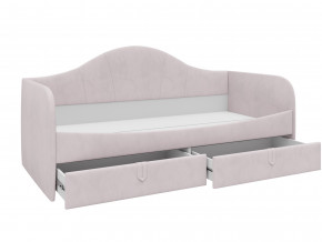 Кровать с мягкой обивкой Алиса ПМ-332.18 велюр розовый в Ишиме - ishim.magazinmebel.ru | фото - изображение 2