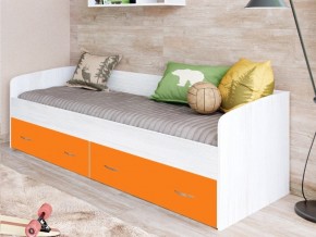 Кровать с выкатными ящиками Винтерберг, оранжевый в Ишиме - ishim.magazinmebel.ru | фото