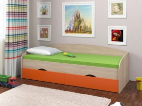 Кровать Соня 2 сонома-оранжевый в Ишиме - ishim.magazinmebel.ru | фото