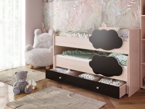 Кровать Соник с ящиком млечный дуб-венге в Ишиме - ishim.magazinmebel.ru | фото