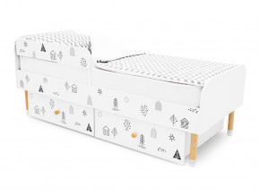 Кровать Stumpa Классика с бортиком и ящиками Домики в Ишиме - ishim.magazinmebel.ru | фото
