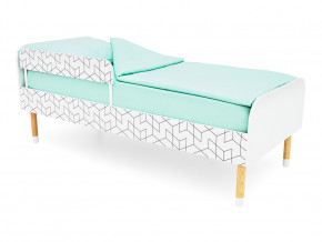 Кровать Stumpa Классика с бортиком рисунок Кубики в Ишиме - ishim.magazinmebel.ru | фото