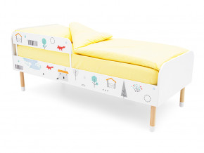 Кровать Stumpa Классика с бортиком рисунок Шале в Ишиме - ishim.magazinmebel.ru | фото