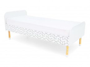Кровать Stumpa Классика с рисунком Кубики в Ишиме - ishim.magazinmebel.ru | фото