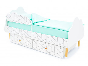 Кровать Stumpa Облако бортик и ящики рисунок Мозаика в Ишиме - ishim.magazinmebel.ru | фото