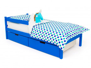 Кровать Svogen classic с ящиками и бортиком синий в Ишиме - ishim.magazinmebel.ru | фото
