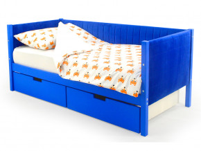Кровать-тахта мягкая Svogen с ящиками синий в Ишиме - ishim.magazinmebel.ru | фото