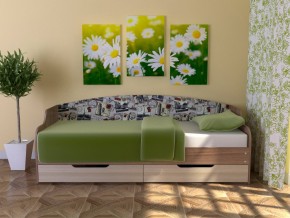 Кровать Юниор Тип 2 Микровелюр-марки 800х1600 в Ишиме - ishim.magazinmebel.ru | фото