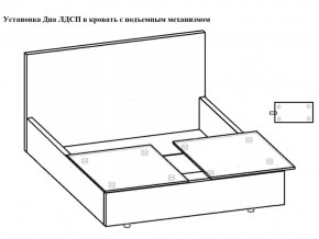 Кровать Валенсия норма 120 с механизмом подъема и дном ЛДСП в Ишиме - ishim.magazinmebel.ru | фото - изображение 5