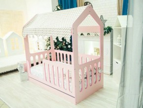 Кроватка-Домик с ящиком розовая в Ишиме - ishim.magazinmebel.ru | фото
