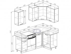 Кухонный гарнитур Жемчуг 2000х1200 в Ишиме - ishim.magazinmebel.ru | фото - изображение 3