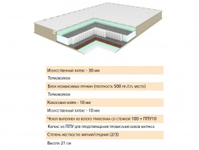 Матрас Тиссая 120х200 в Ишиме - ishim.magazinmebel.ru | фото - изображение 2