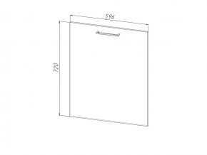 П 60 Комплект для посудомоечной машины 600 мм (цоколь + фасад) ЛДСП в Ишиме - ishim.magazinmebel.ru | фото