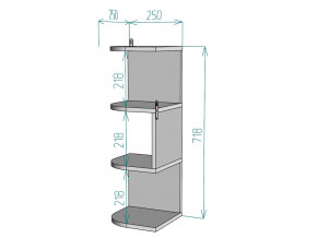 Полка S106 в Ишиме - ishim.magazinmebel.ru | фото - изображение 3