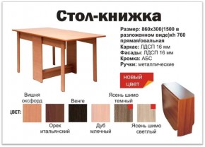 Прямой стол-книжка венге в Ишиме - ishim.magazinmebel.ru | фото - изображение 2