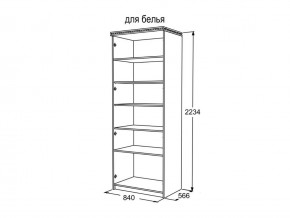 Шкаф 2-х створчатый для белья Ольга 13 в Ишиме - ishim.magazinmebel.ru | фото - изображение 3