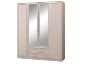 Шкаф 4-х дверный с зеркалом и ящиками Верона в Ишиме - ishim.magazinmebel.ru | фото - изображение 1