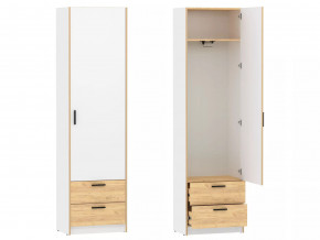 Шкаф для одежды Оттавия НМ 014.66 Белый Фасадный в Ишиме - ishim.magazinmebel.ru | фото - изображение 1