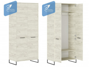 Шкаф для одежды ШК-001 Лофт дуб крафт белый в Ишиме - ishim.magazinmebel.ru | фото