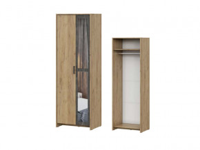 Шкаф двухстворчатый МСП 1 с зеркалом в Ишиме - ishim.magazinmebel.ru | фото - изображение 1
