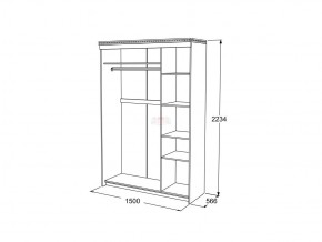 Шкаф купе 3-х дверный Ольга 13 в Ишиме - ishim.magazinmebel.ru | фото - изображение 3