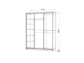 Шкаф-купе Бассо 7-600 49 дуб сонома в Ишиме - ishim.magazinmebel.ru | фото - изображение 2