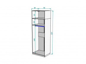 Шкаф Malta light H287 с антресолью HA2 Белый в Ишиме - ishim.magazinmebel.ru | фото - изображение 2