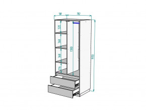 Шкаф Malta light H297 Белый в Ишиме - ishim.magazinmebel.ru | фото - изображение 2