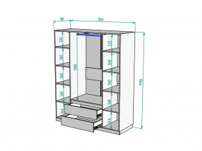 Шкаф Malta light H302 Белый в Ишиме - ishim.magazinmebel.ru | фото - изображение 2