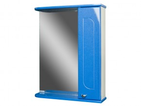 Шкаф зеркало Радуга Синий металлик 50 левый/правый в Ишиме - ishim.magazinmebel.ru | фото
